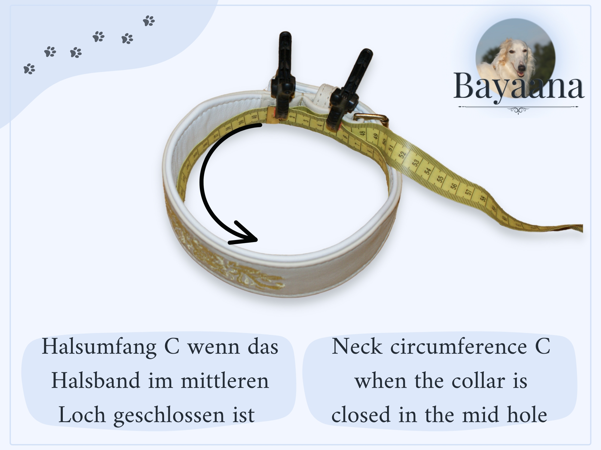 Halsband Messen
